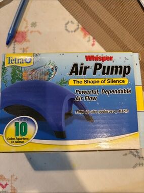 Whisper Blue Air Pump – Quiet, Dependable Air Flow